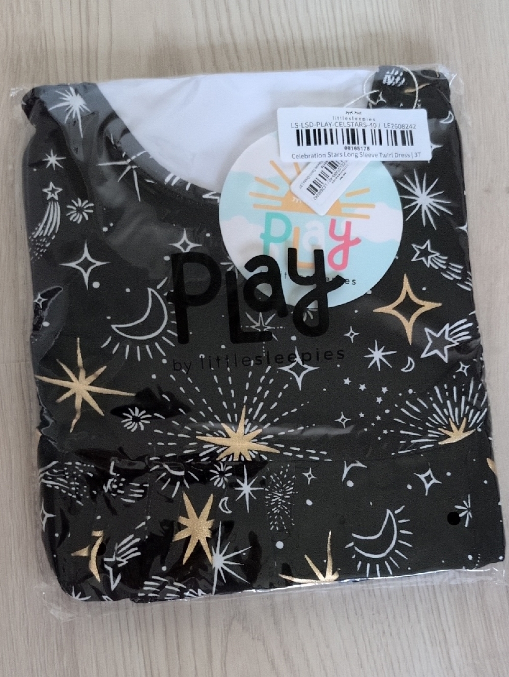 Little Sleepies Celebration Stars Dress - 3T